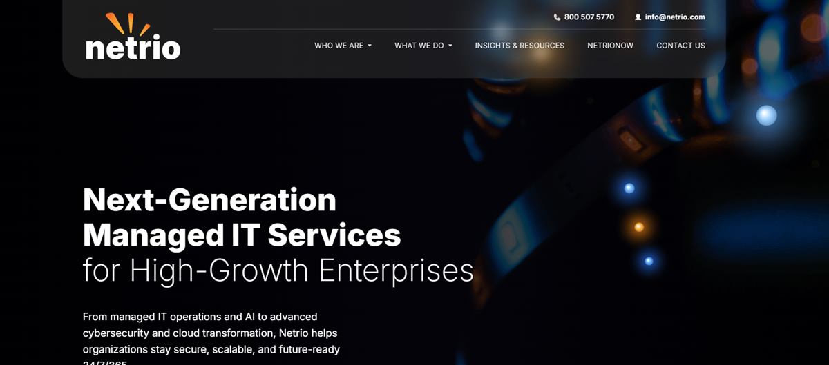 Agio managed IT and cybersecurity for financial services homepage