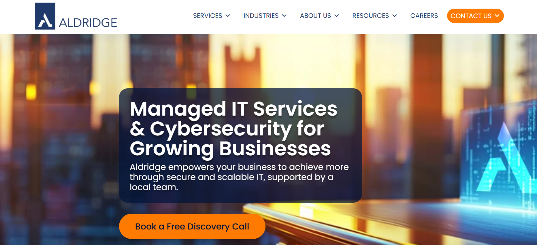 Aldridge managed IT services Dallas TX &mdash; homepage