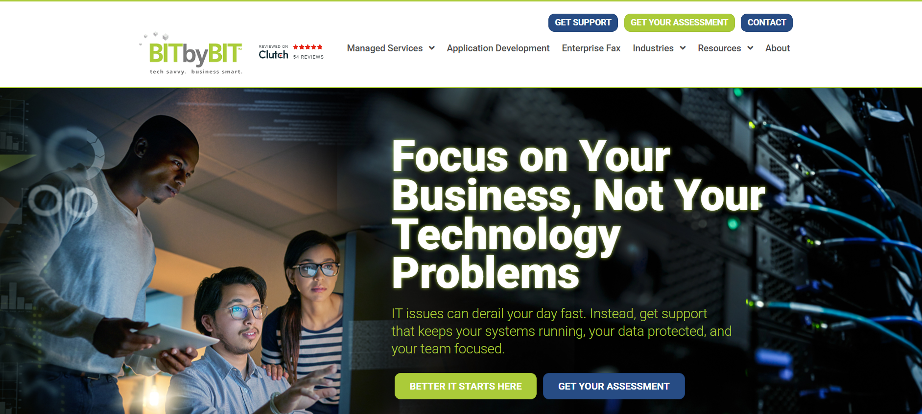 Bit by Bit Computer Consultants managed IT New York NYC homepage