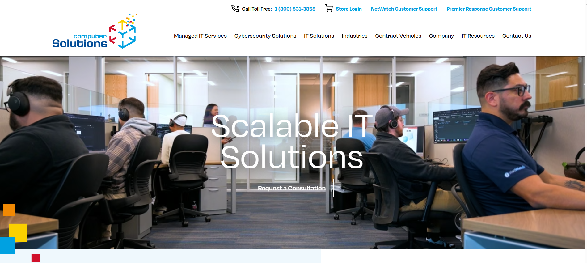 Computer Solutions managed IT services San Antonio TX homepage