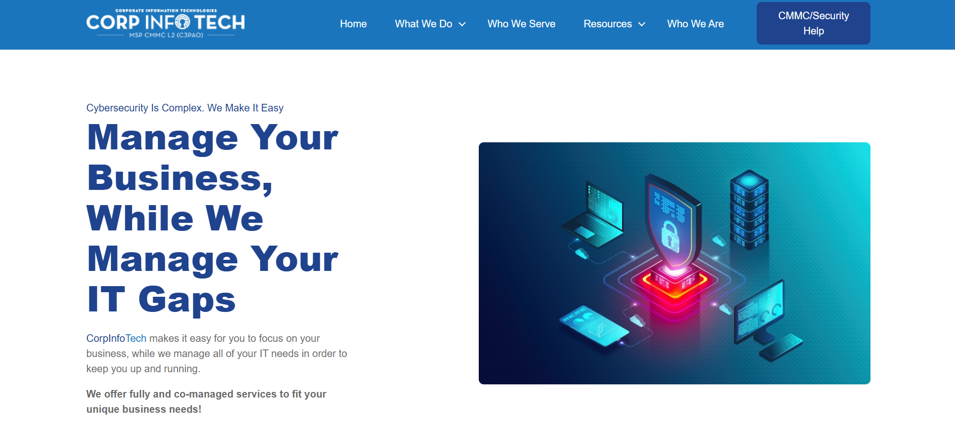 CorpInfoTech managed IT Charlotte NC &mdash; homepage
