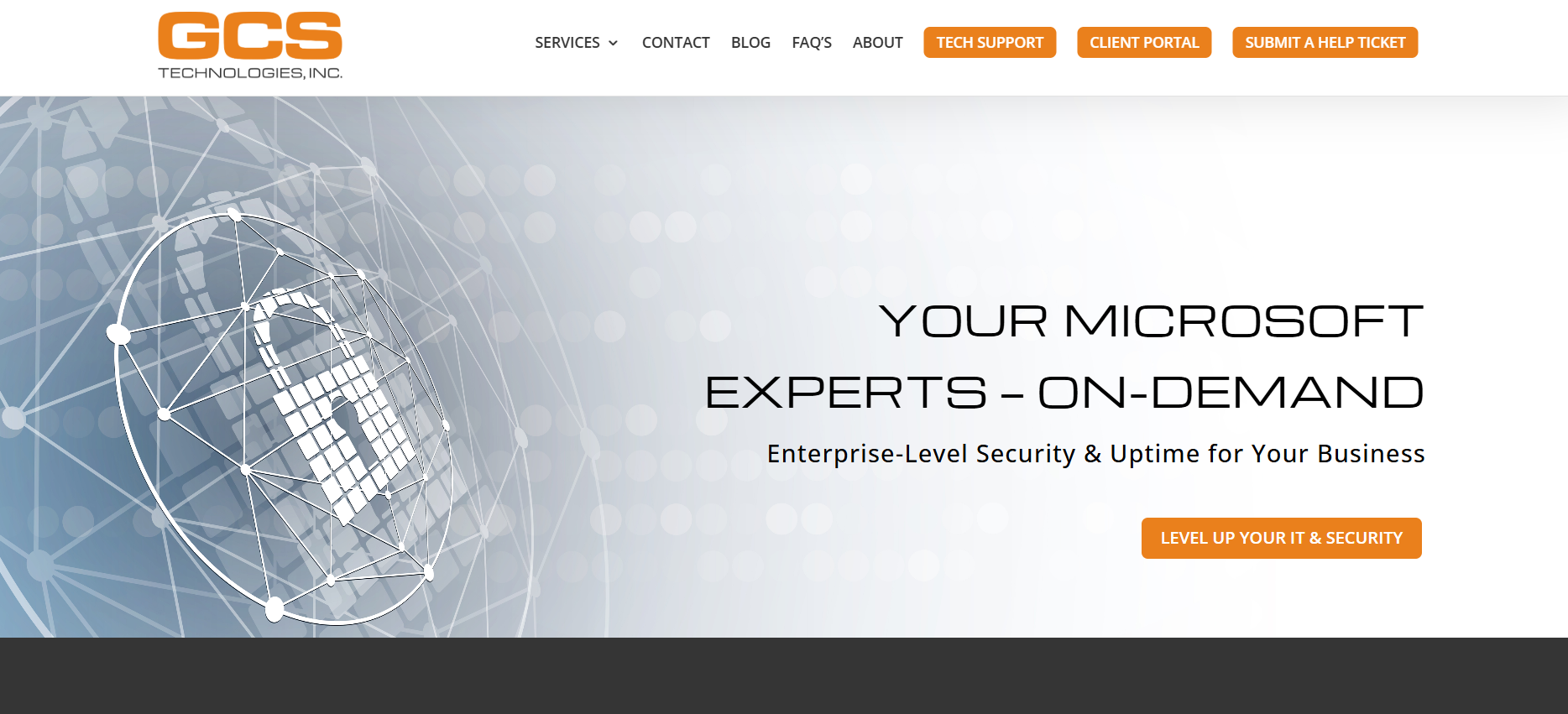 GCS Technologies managed IT services in Austin TX homepage
