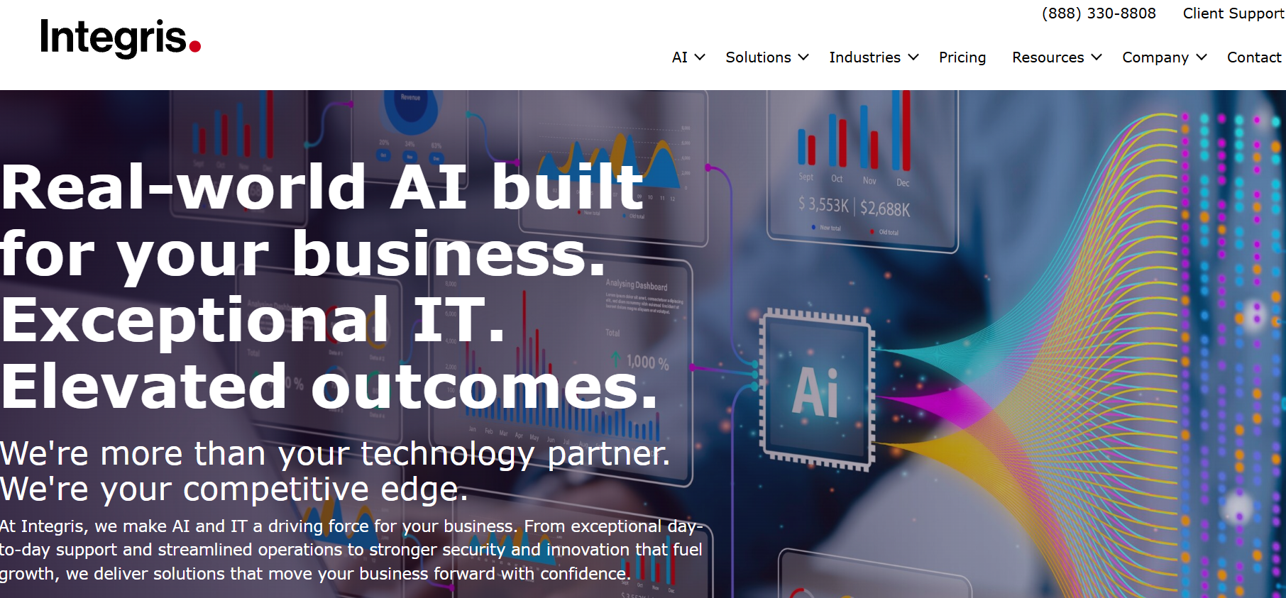 Integris managed IT services Texas homepage