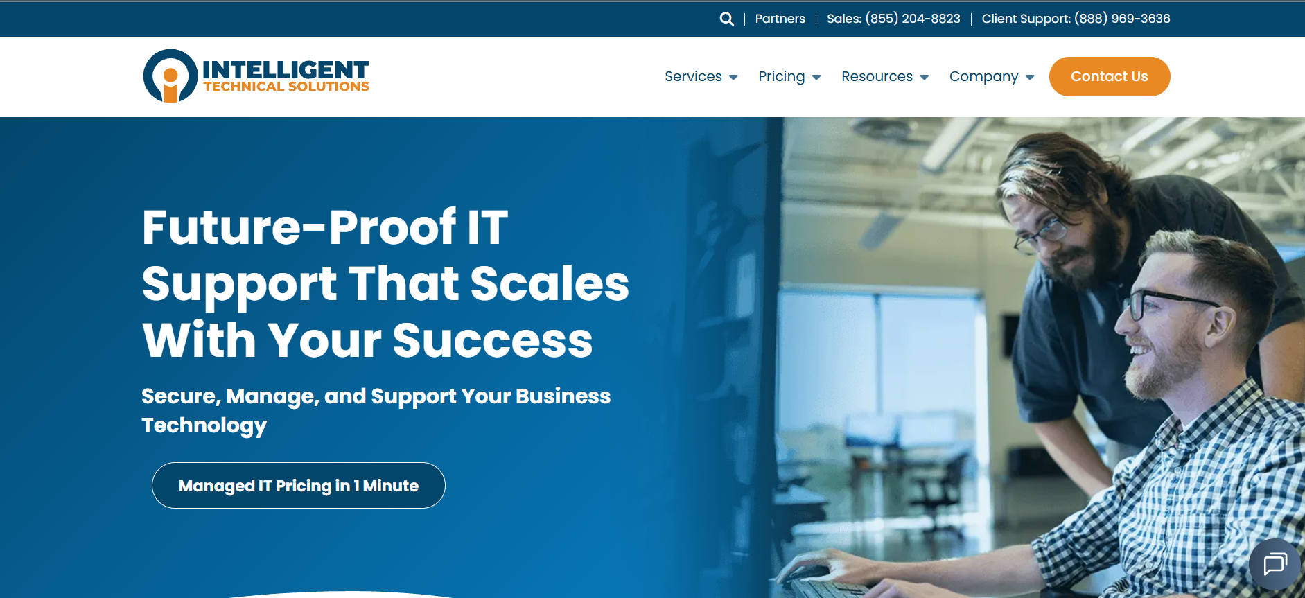 Intelligent Technical Solutions ITS managed IT services Los Angeles &mdash; homepage