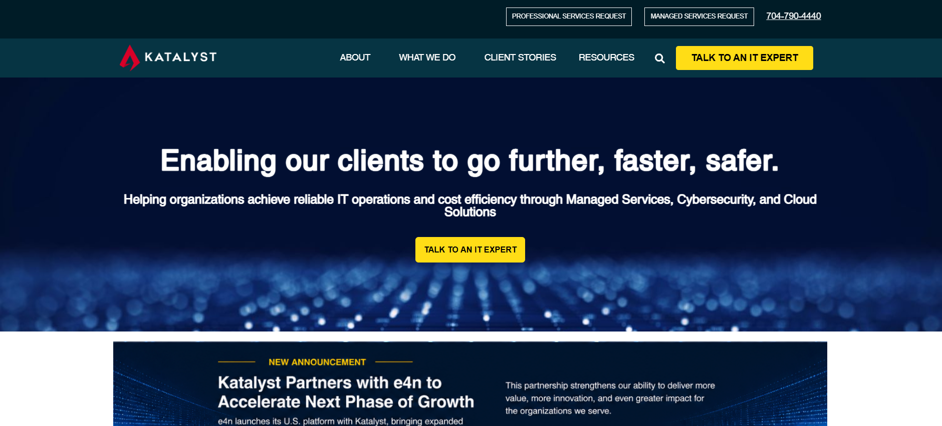 Katalyst managed IT Charlotte NC &mdash; homepage