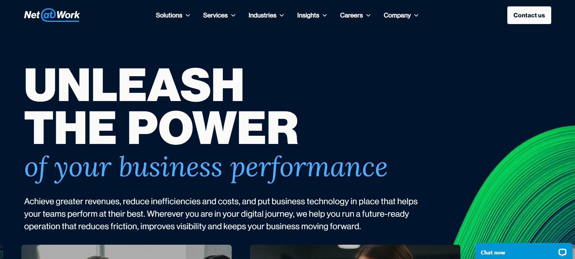Net at Work managed IT ERP Manhattan New York homepage