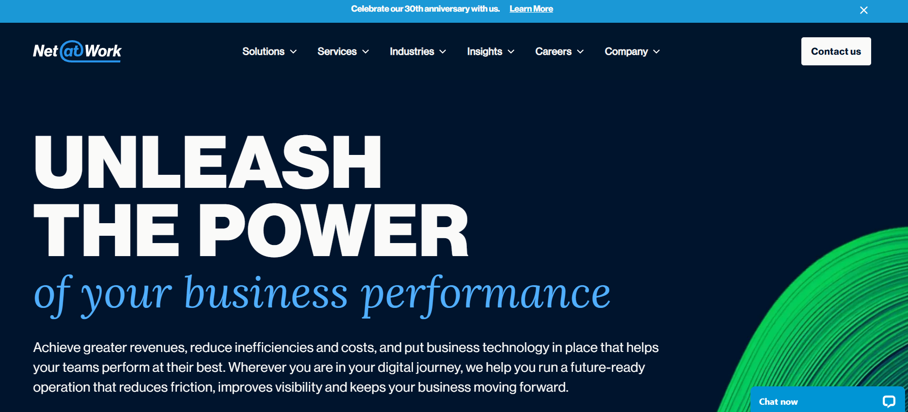 Net at Work managed IT ERP New York NYC homepage