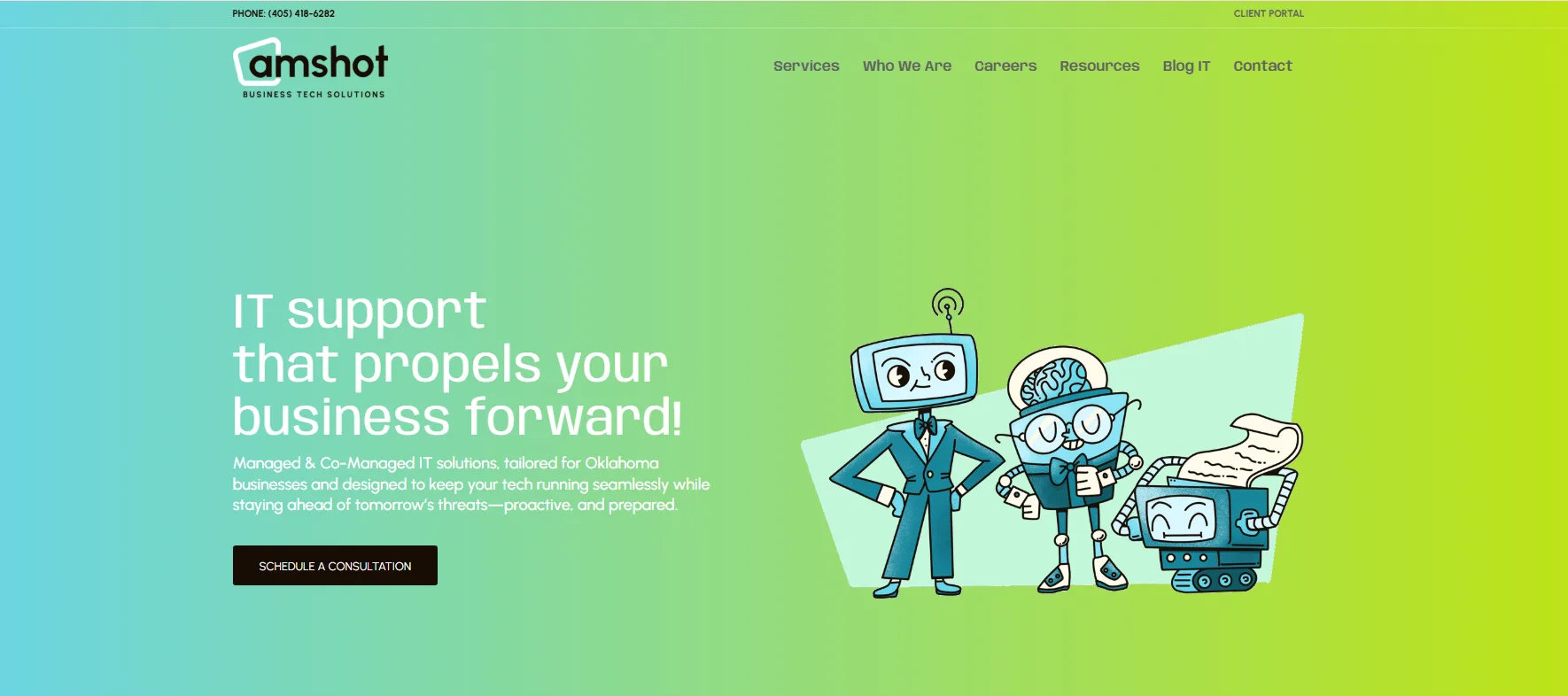 amshot managed IT services in Oklahoma City &mdash; homepage