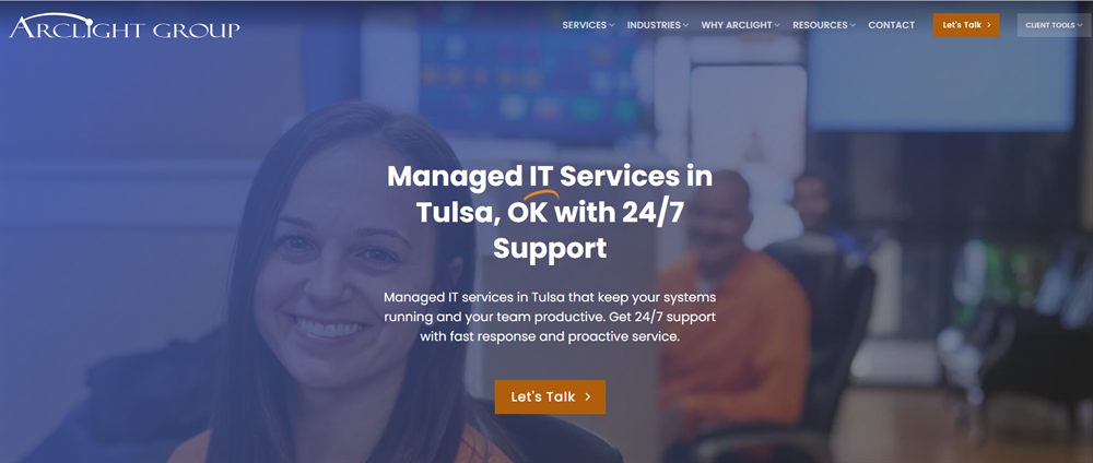 ArcLight Group managed IT services in Tulsa &mdash; homepage