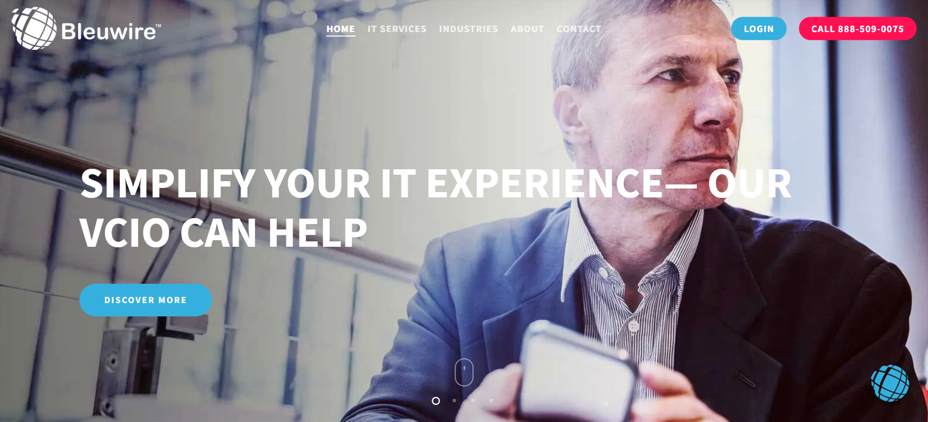 Bleuwire managed IT services Miami FL homepage