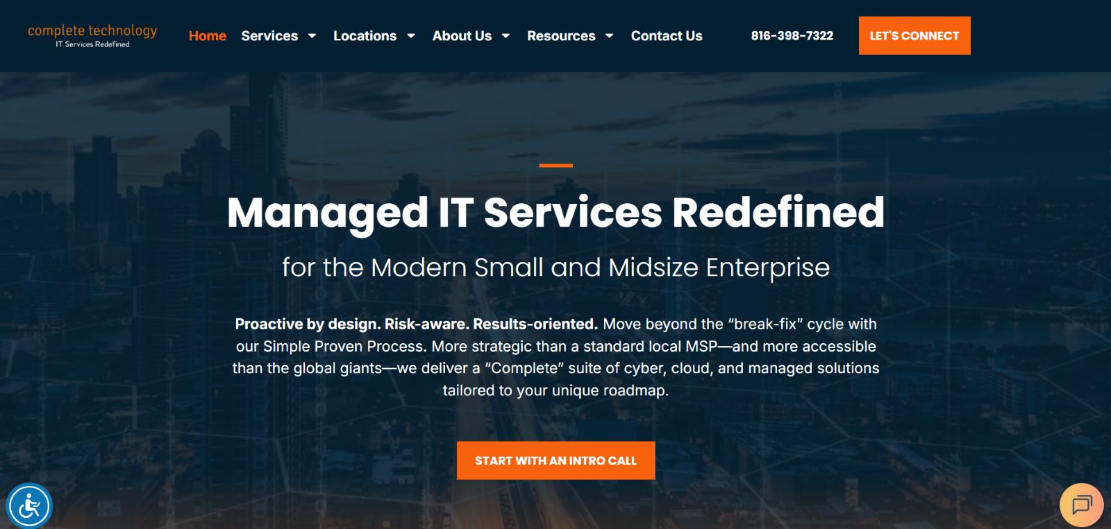 Complete Technology Services managed IT Kansas City homepage