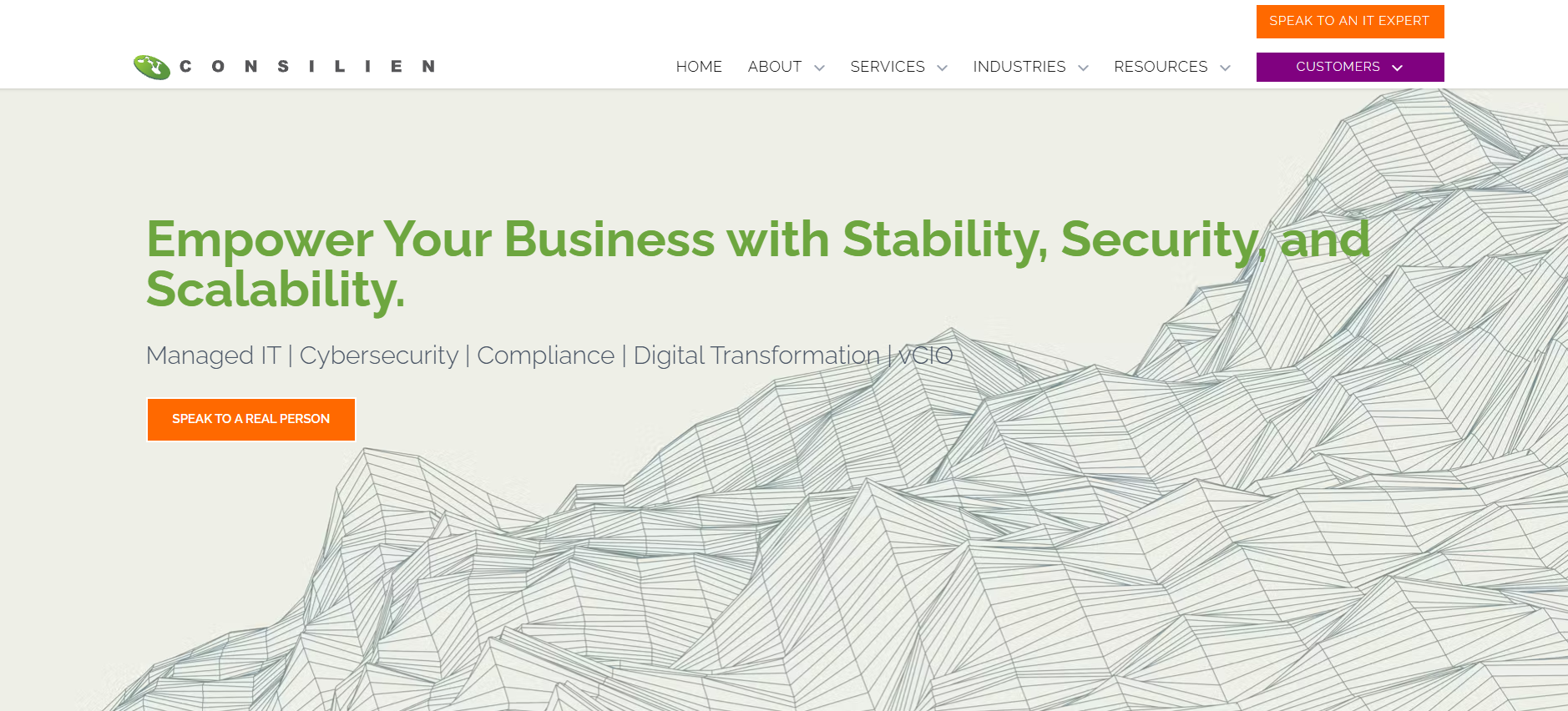 Consilien managed IT compliance CMMC California homepage