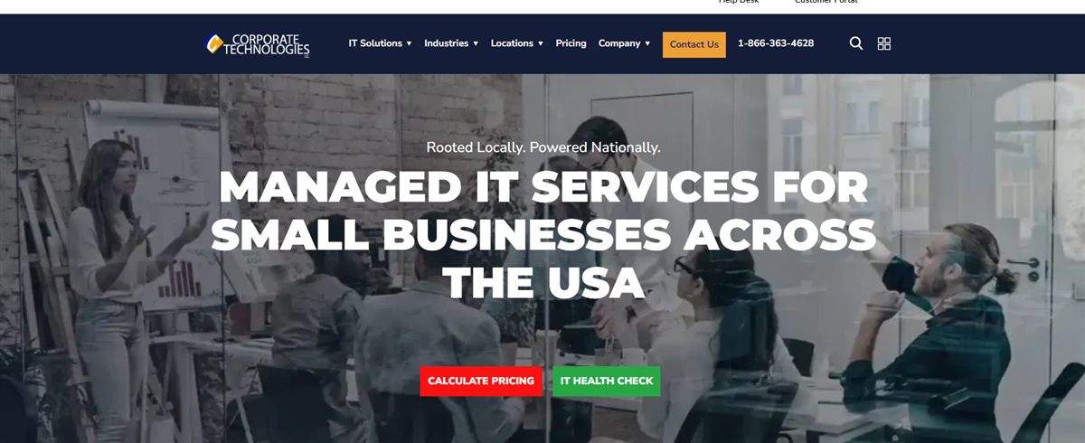 Corporate Technologies managed service provider Rio Rancho NM homepage