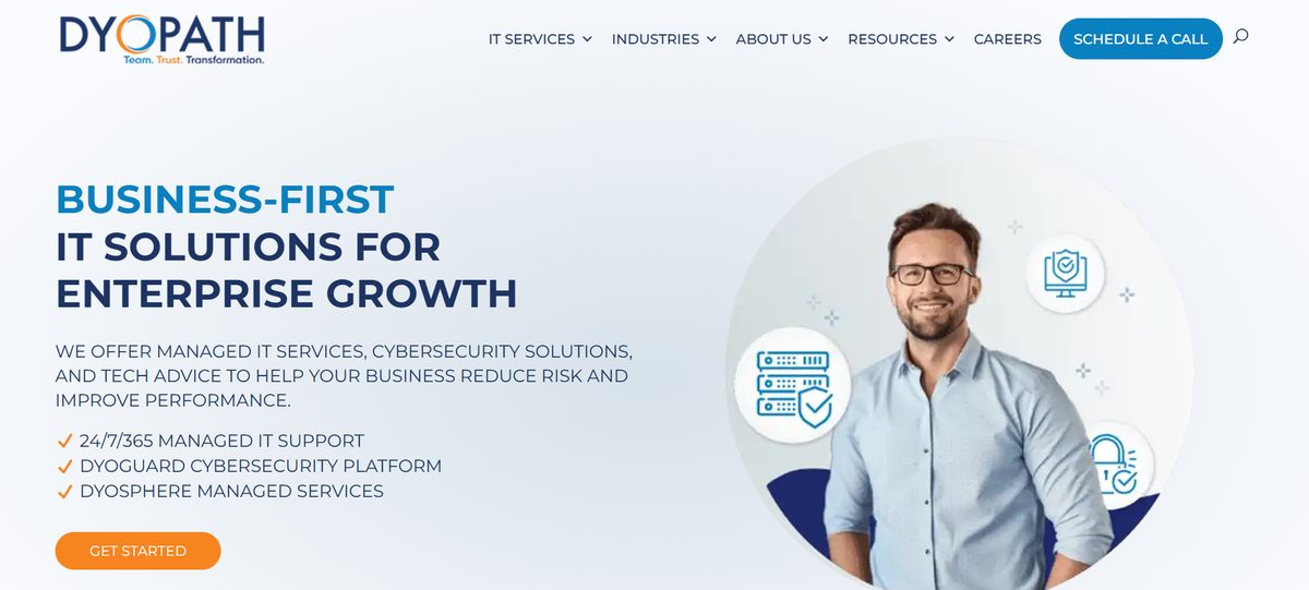 DYOPATH managed IT and cybersecurity Houston TX — homepage