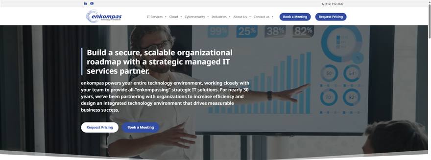enkompas Technology Solutions managed IT services Pittsburgh homepage