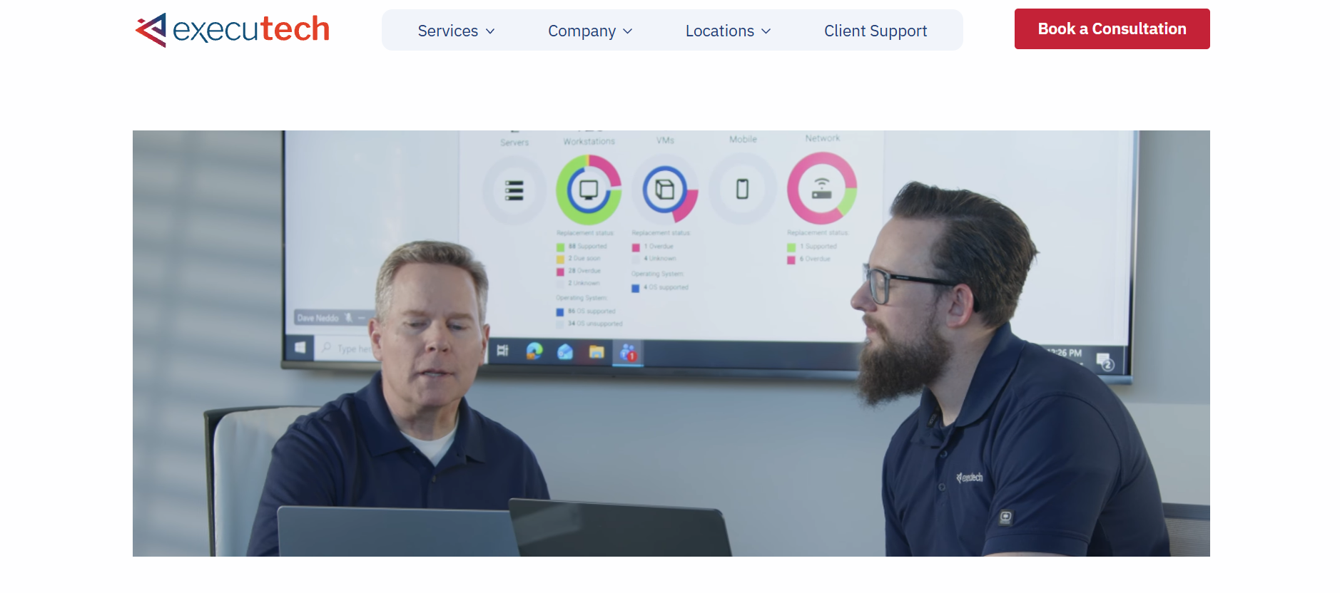 Executech managed IT services Salt Lake City UT homepage