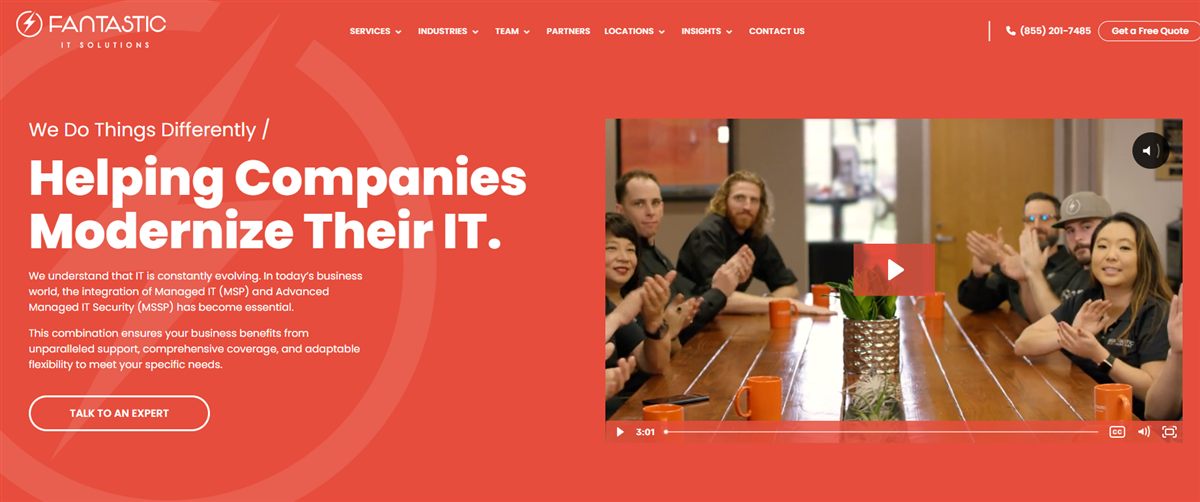 Fantastic IT managed services Albuquerque homepage