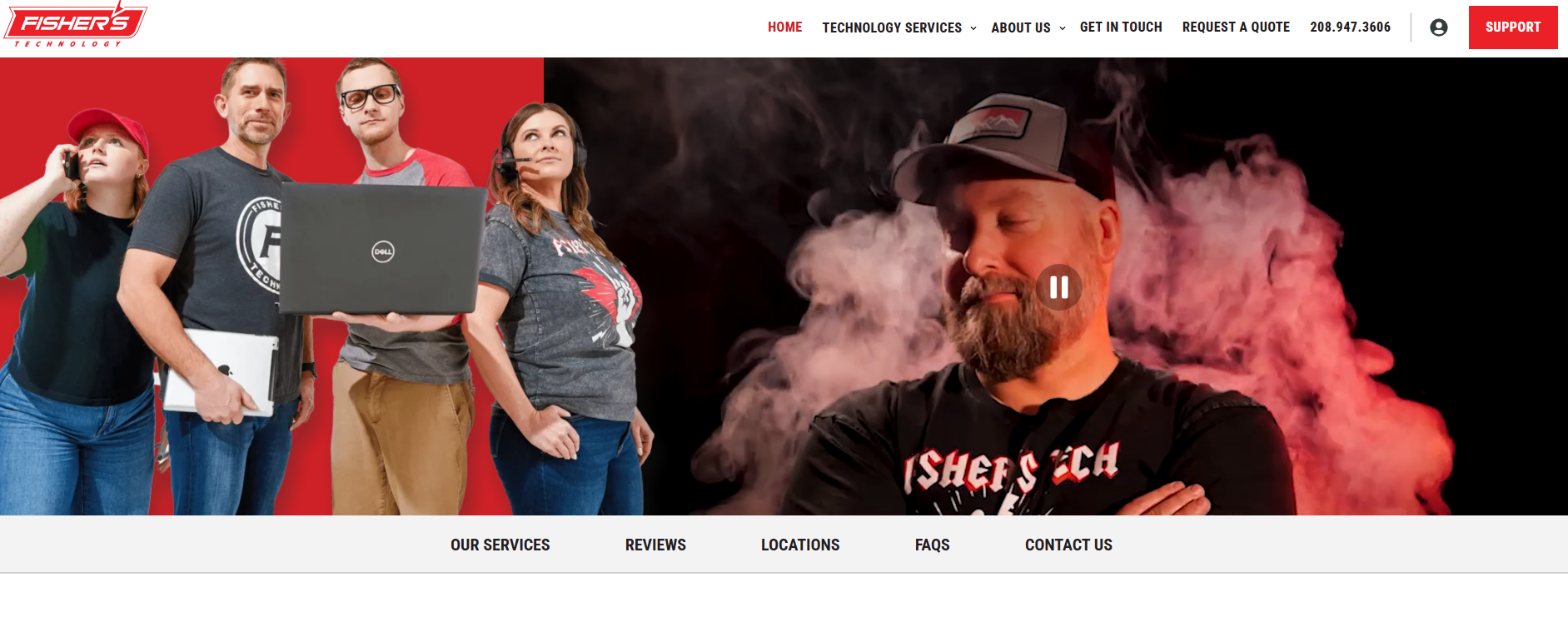 Fisher's Technology managed IT services in Boise, ID — homepage