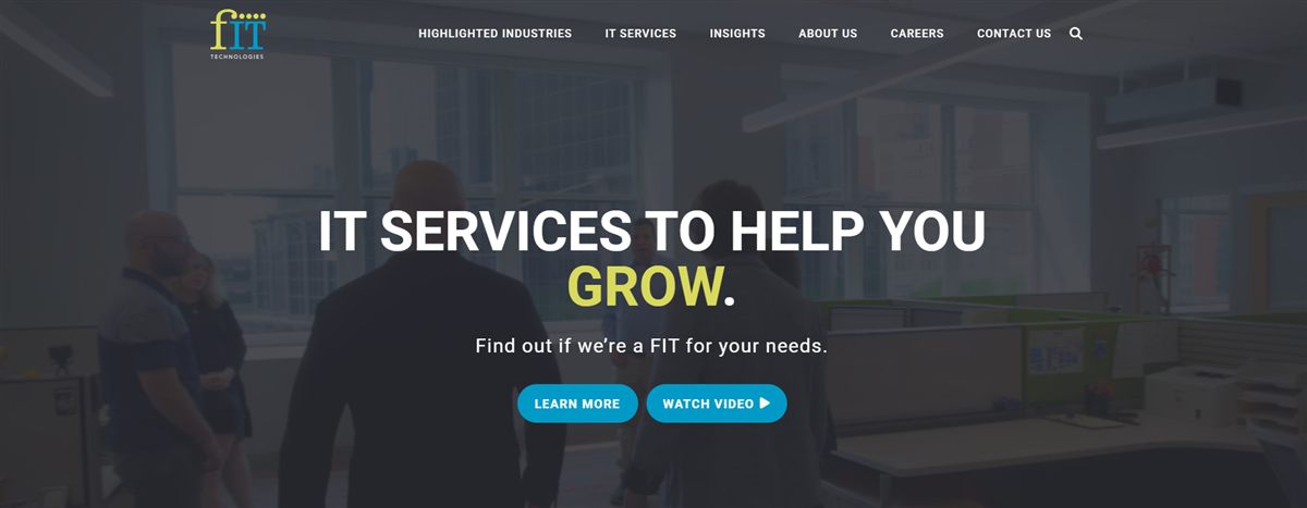 FIT Technologies managed IT services Cleveland homepage
