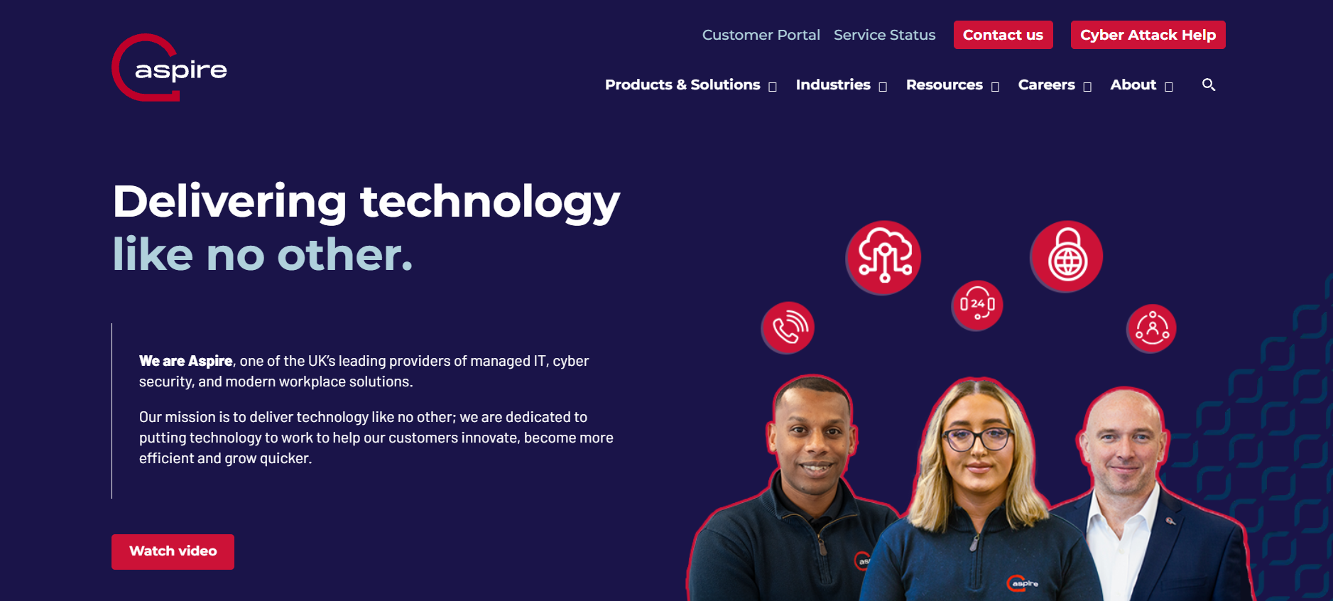 Aspire Technology Solutions managed IT services Denver CO &mdash; homepage