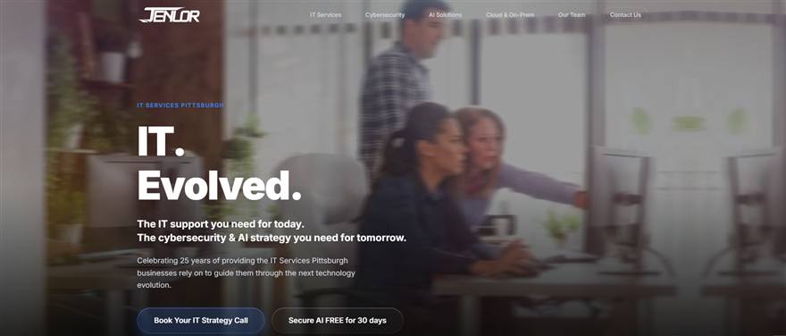 JENLOR managed IT services Pittsburgh homepage
