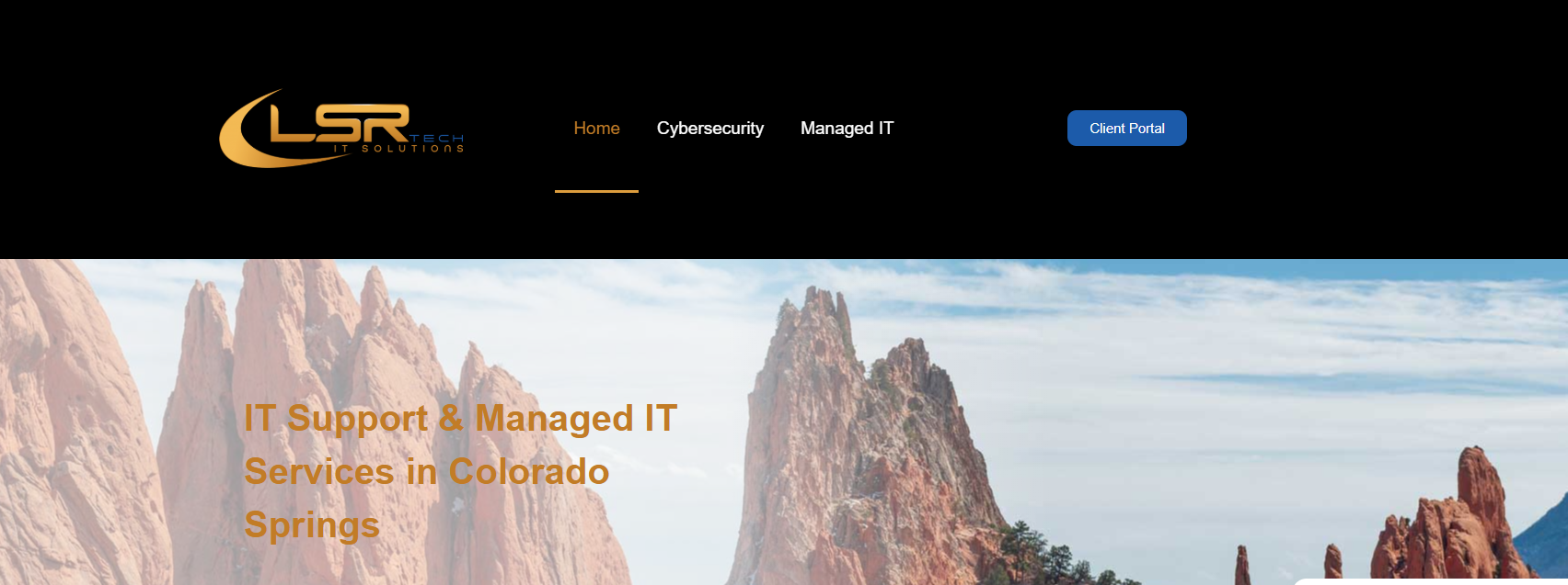 LSRtech Colorado Springs IT support — homepage