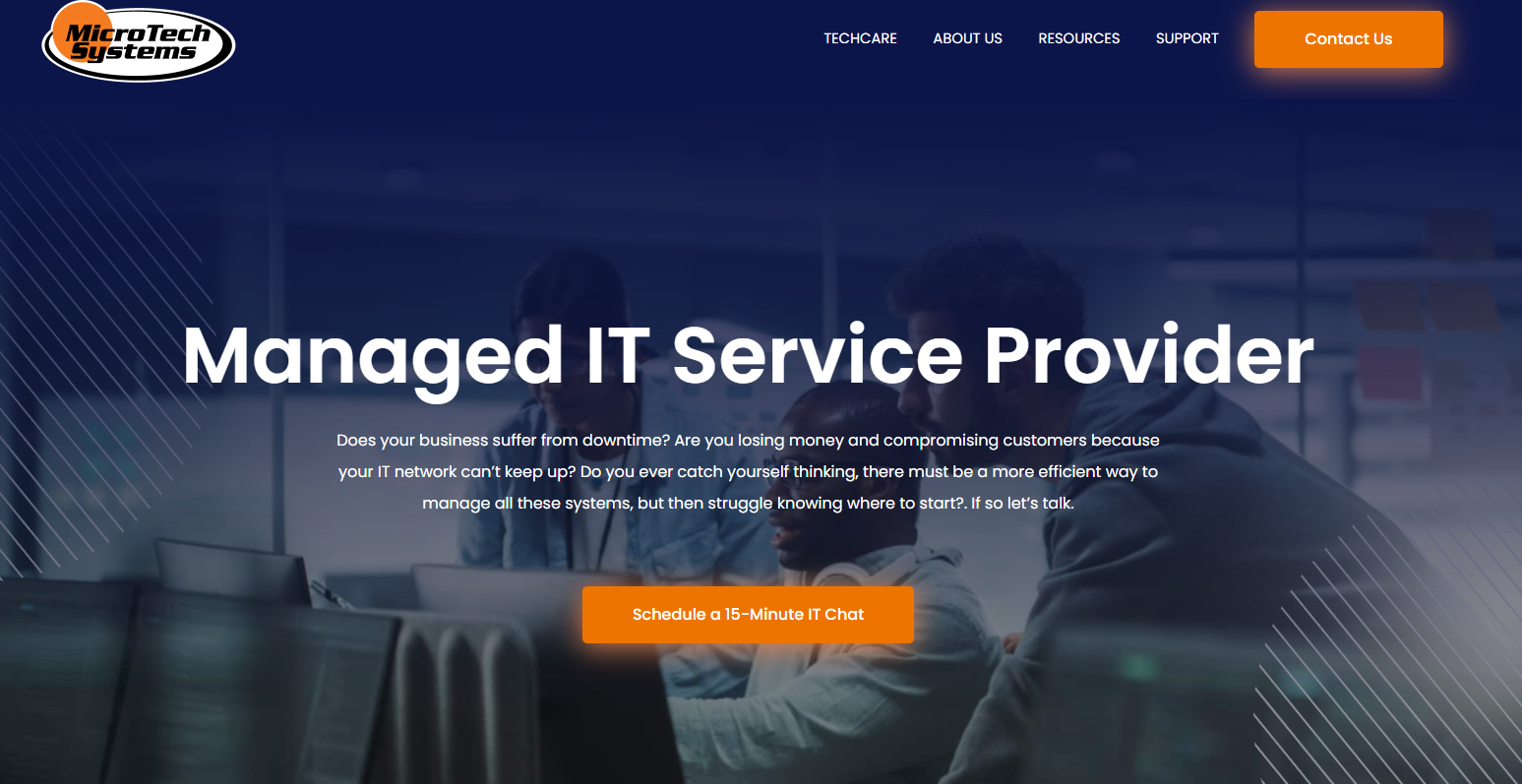 MicroTech Systems managed IT services in Boise, ID — homepage