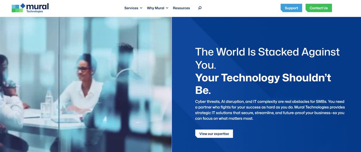 Mural Technologies managed IT services Tucson homepage
