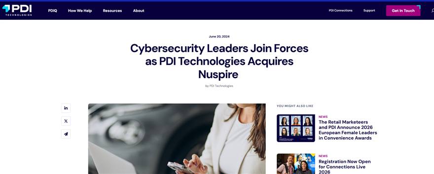 Nuspire managed security services Detroit - PDI Technologies