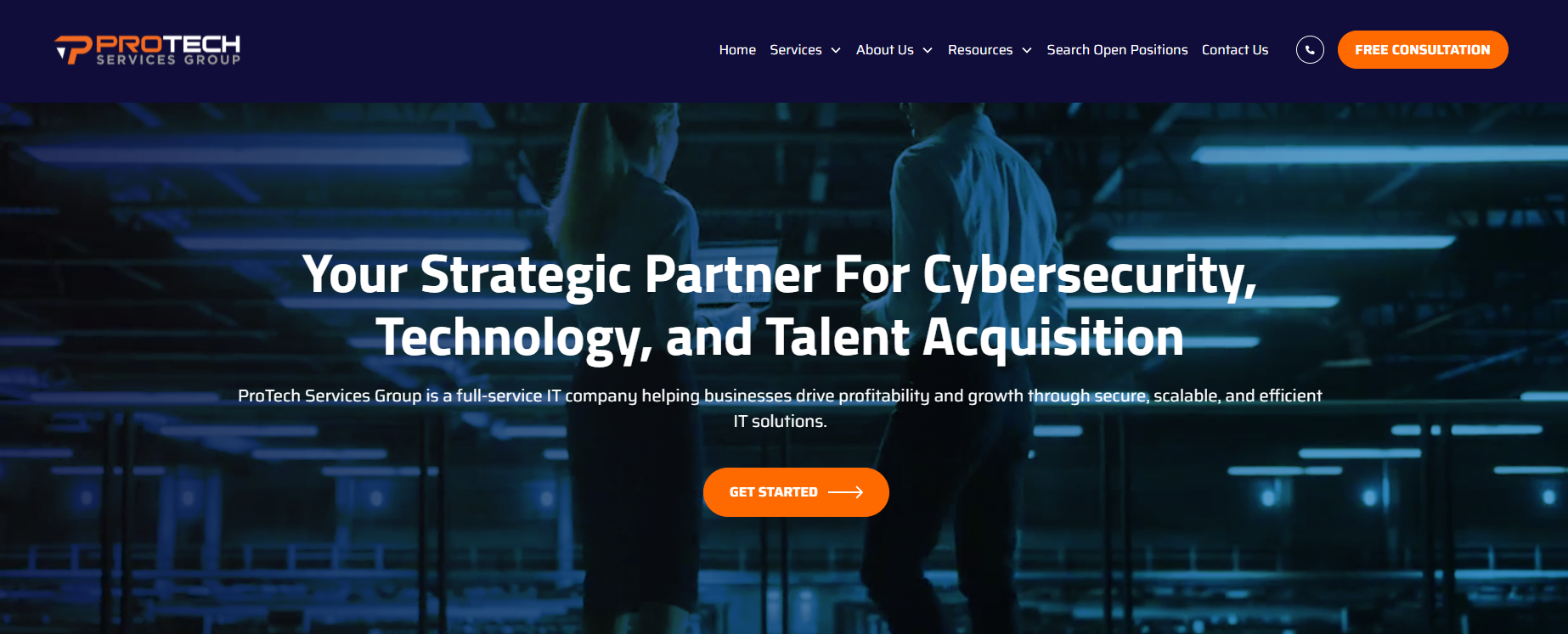 ProTech Services Group managed IT services in Memphis — homepage