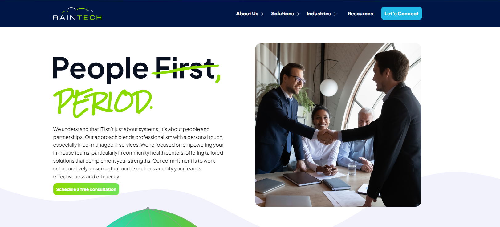 RainTech Colorado Springs managed IT — homepage