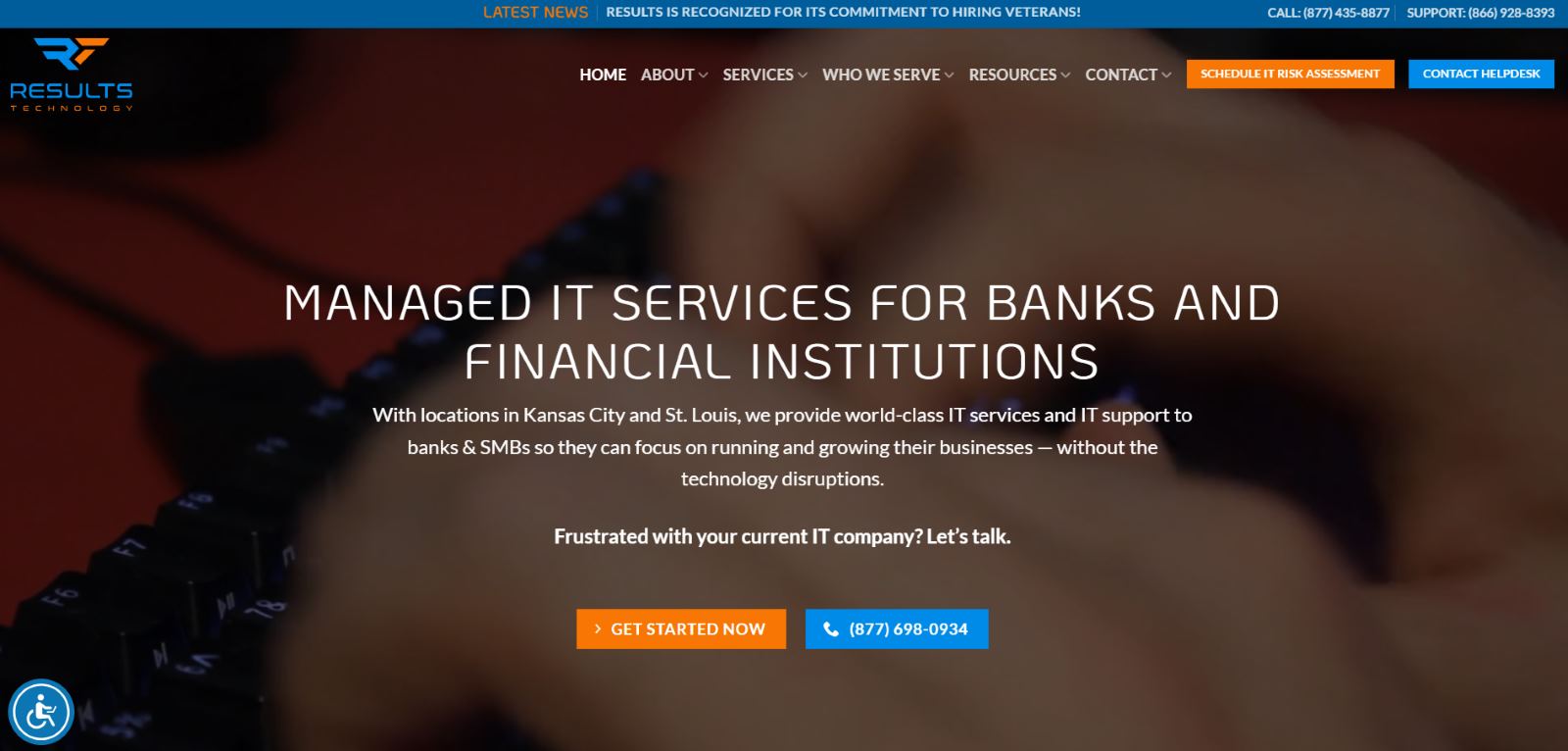 RESULTS Technology managed IT services Kansas City homepage