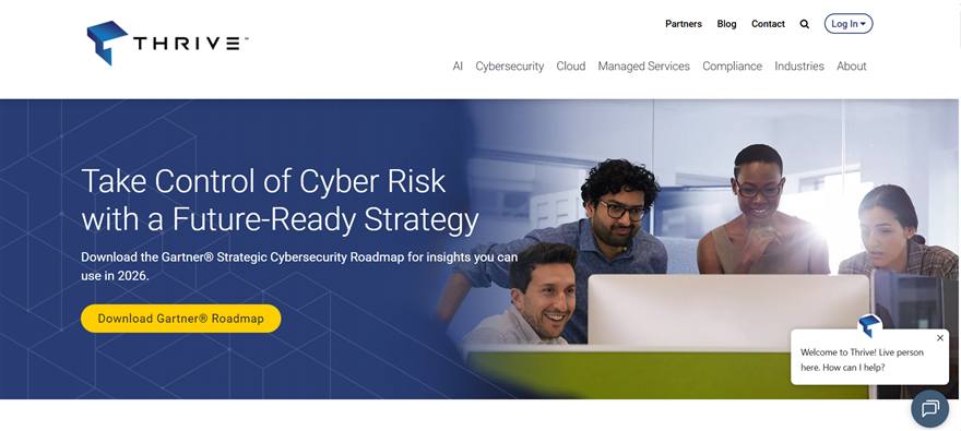 Safety Net (a Thrive Company) managed IT services Detroit homepage