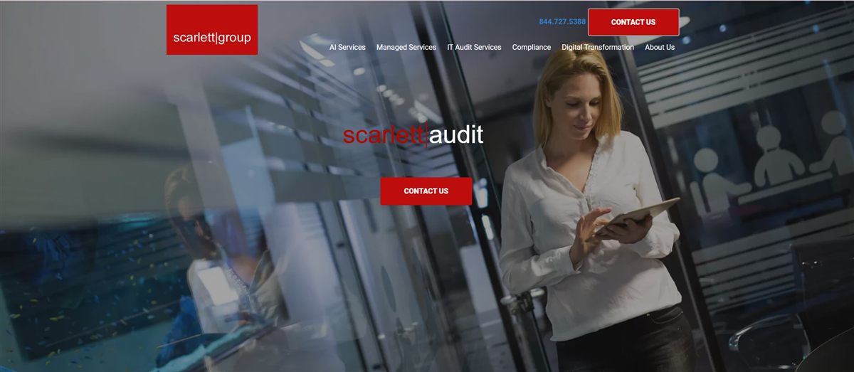 The Scarlett Group managed IT services Jacksonville homepage