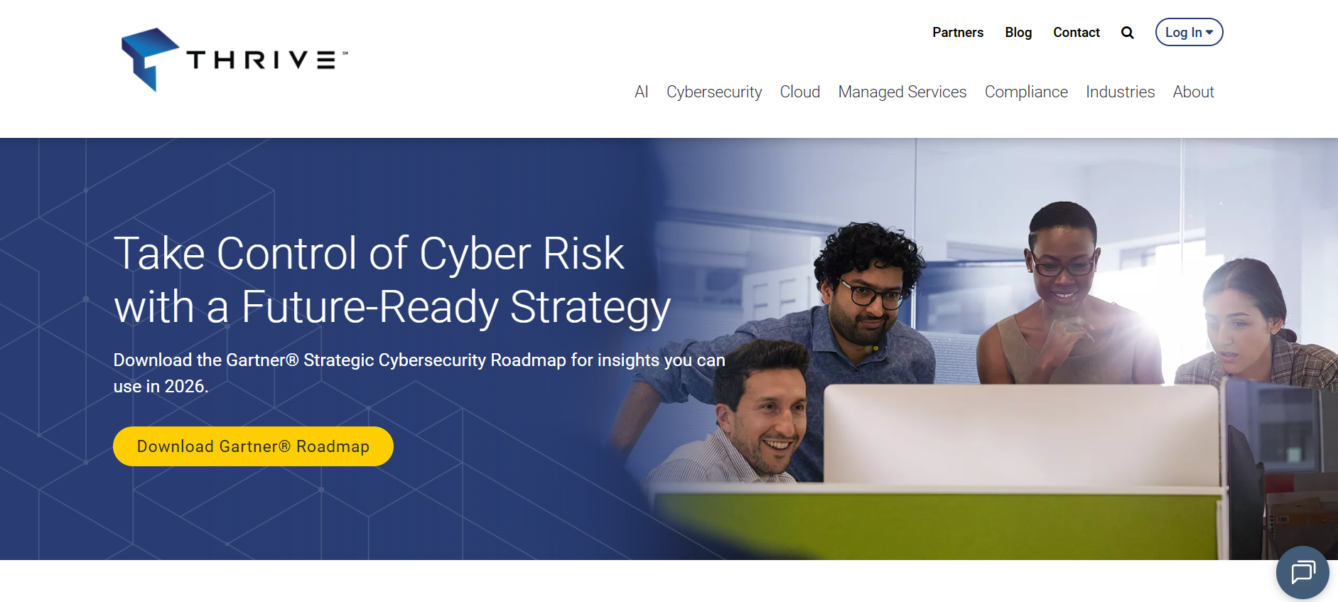 Thrive managed IT MSSP Boston Foxborough Massachusetts homepage