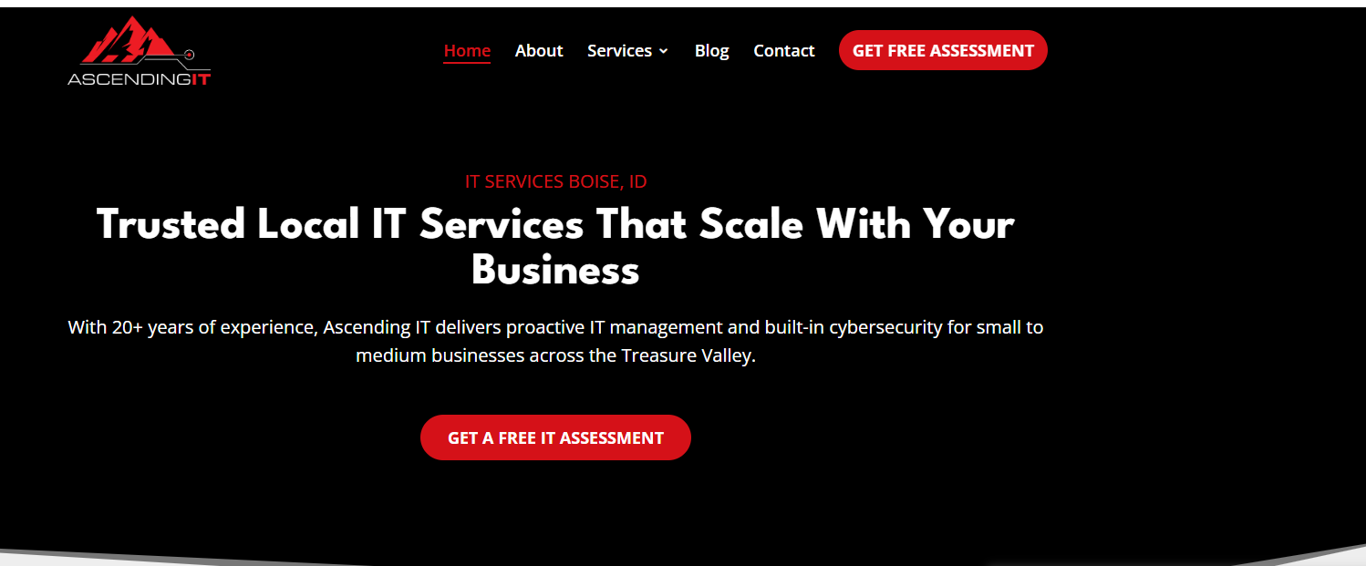 Virtual IT managed IT services in Boise, ID — homepage