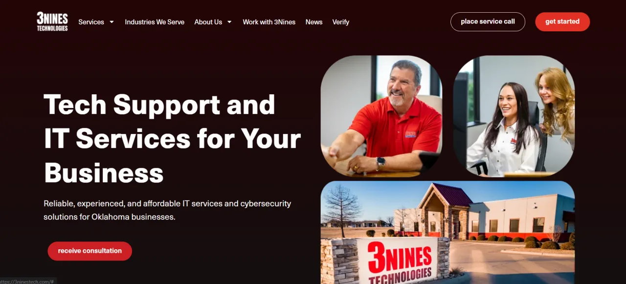 3Nines Technologies government IT services Oklahoma City homepage