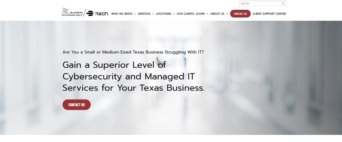 7tech cybersecurity MSP in San Antonio homepage
