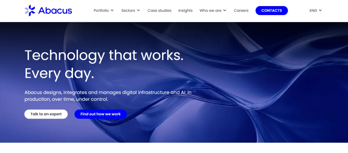 Abacus Group financial services MSP NYC - homepage