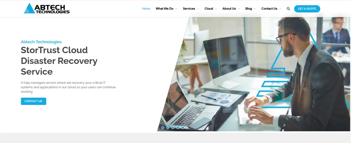 Abtech Technologies managed IT San Diego homepage