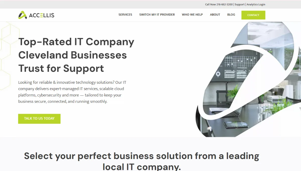 Accellis Technology Group legal IT specialist in Cleveland homepage