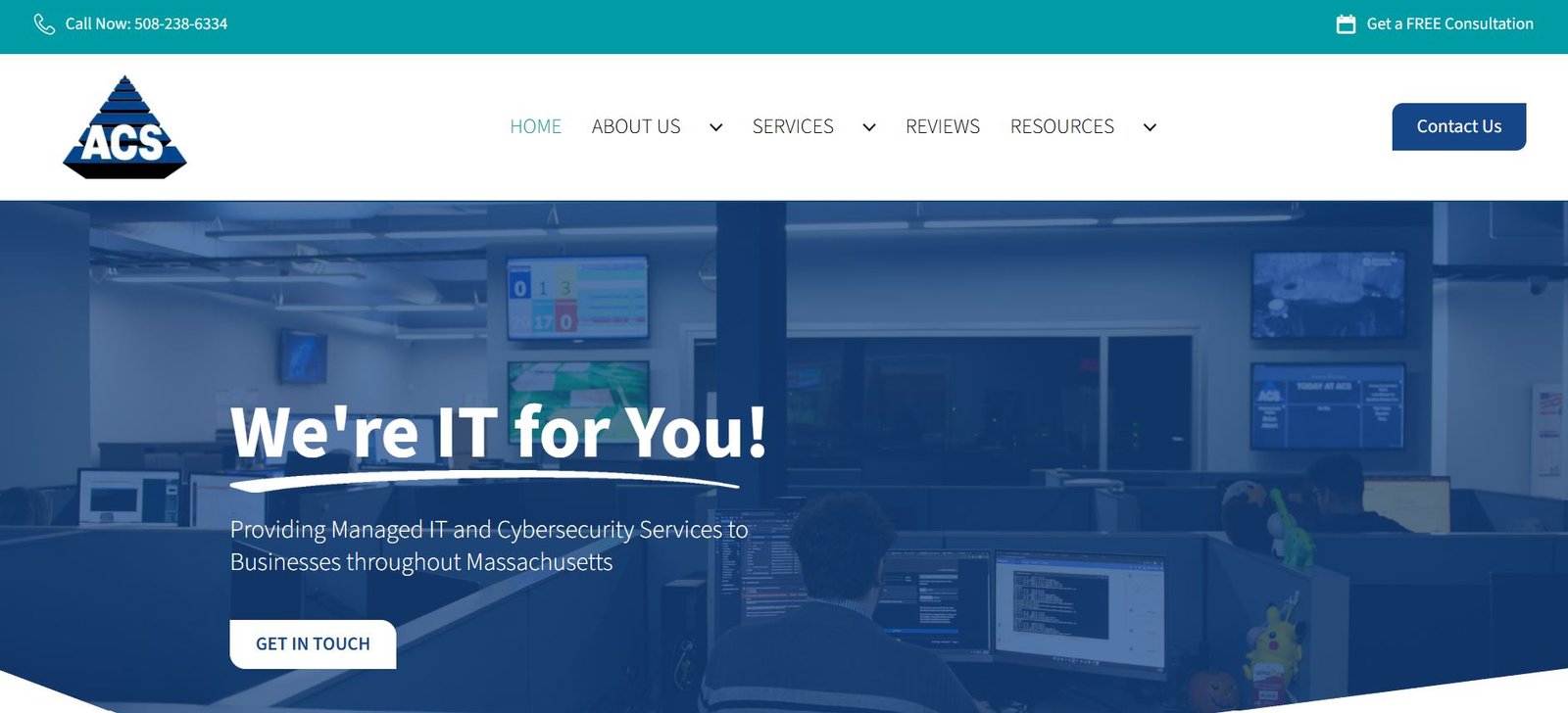 ACS Services managed IT for biotech and MassBio members in Boston homepage