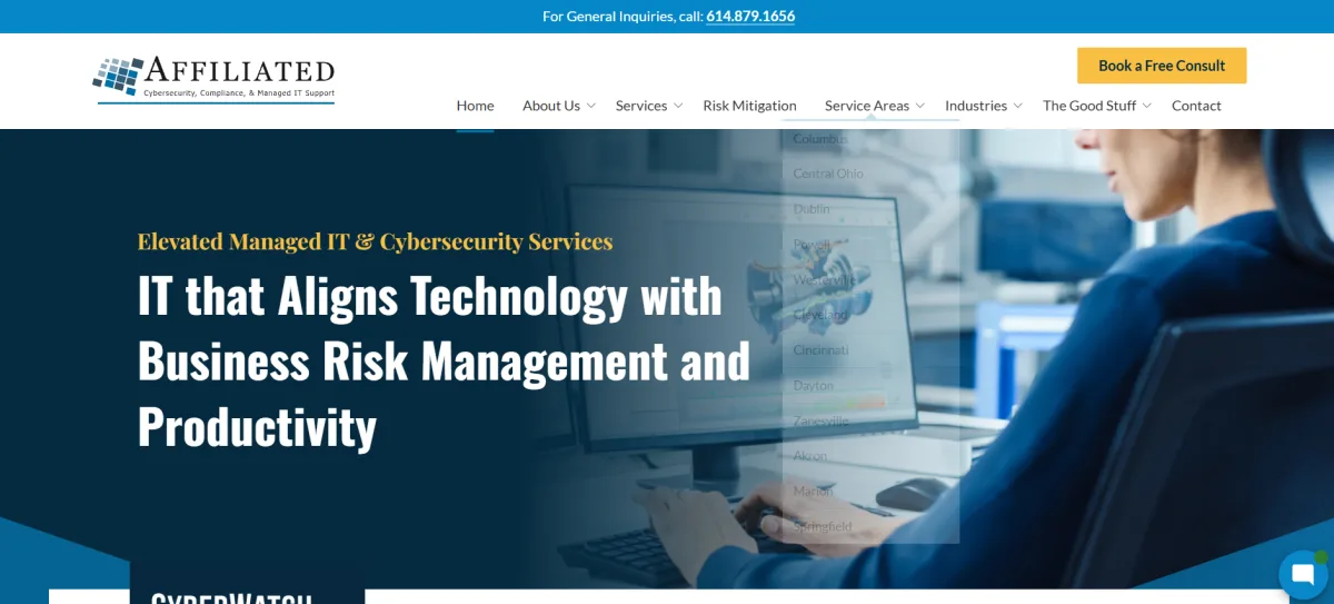 Affiliated Resource Group HIPAA compliance Columbus Ohio homepage
