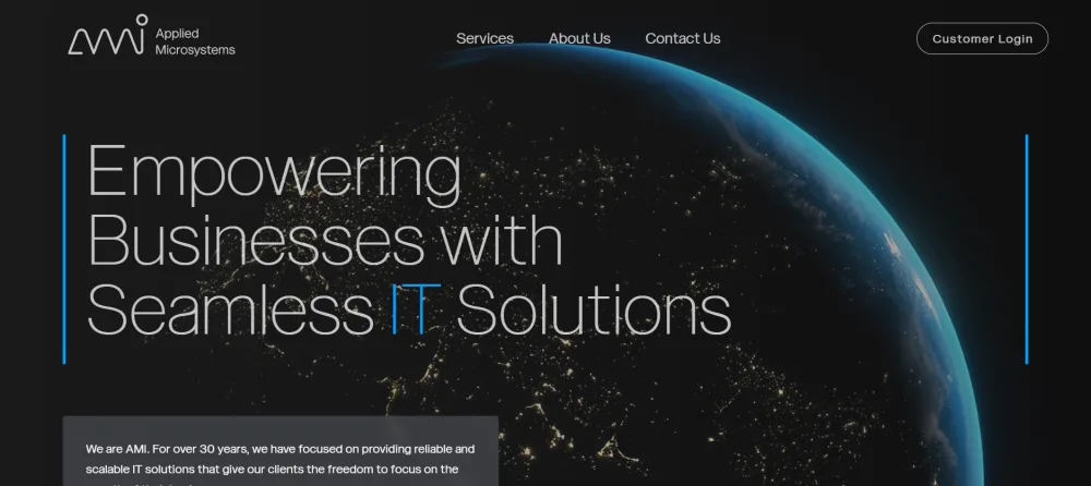 Applied Microsystems homepage. Anchorage Alaska managed IT services homepage