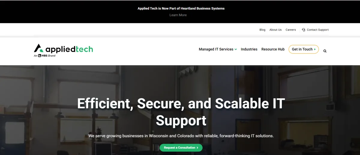 Applied Tech managed IT Denver - homepage