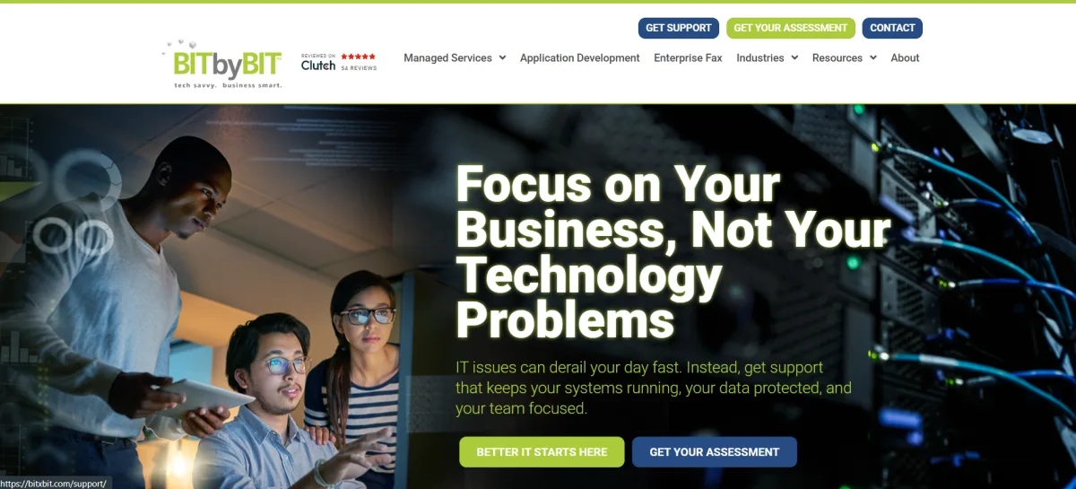 Bit by Bit Computer Consultants NYC managed IT homepage