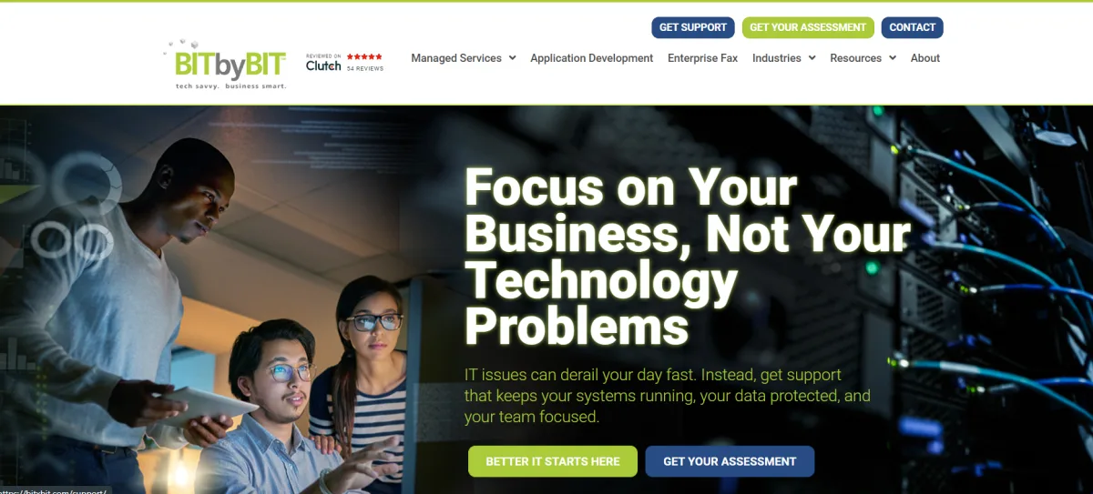 Bit by Bit Computer Consultants homepage - managed IT in NYC