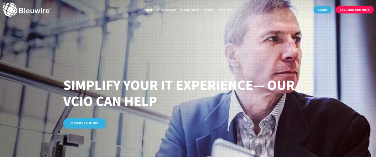 Bleuwire IT services Miami accounting firms homepage