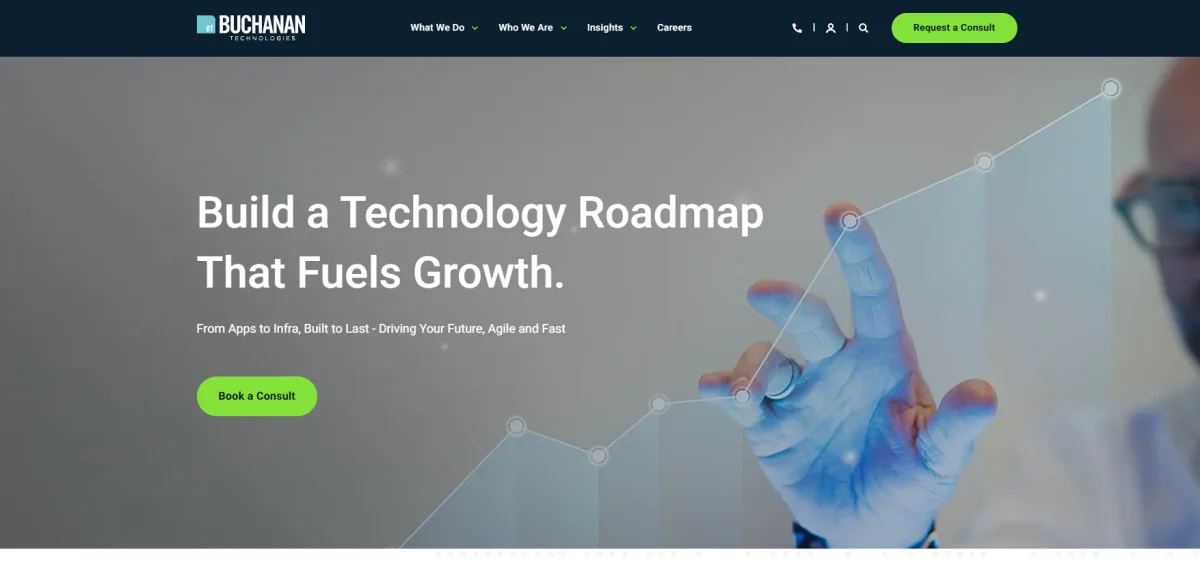 Buchanan Technologies managed IT services homepage