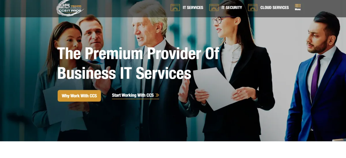 CCS IT Pros defense contractor IT services Colorado homepage
